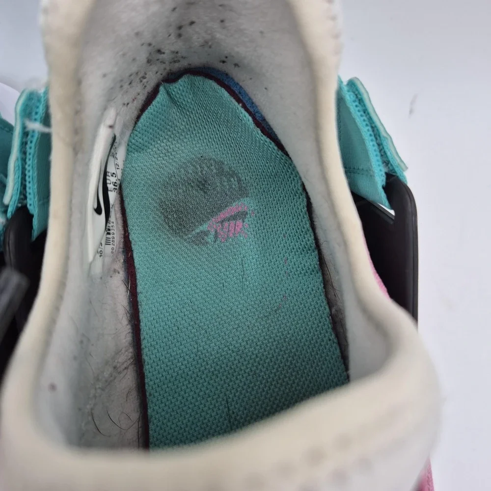 Nike Air Huarache City Low‎ Shoes Womens Size 6 White Pink Teal Black AH6804-014